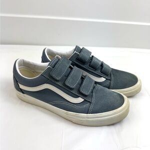 Vans Gray Sneakers with Velcro Straps